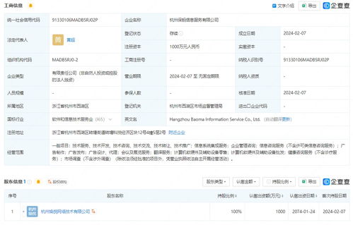 螞蟻集團新設保螞信息服務公司，強化網絡與信息安全軟件開發